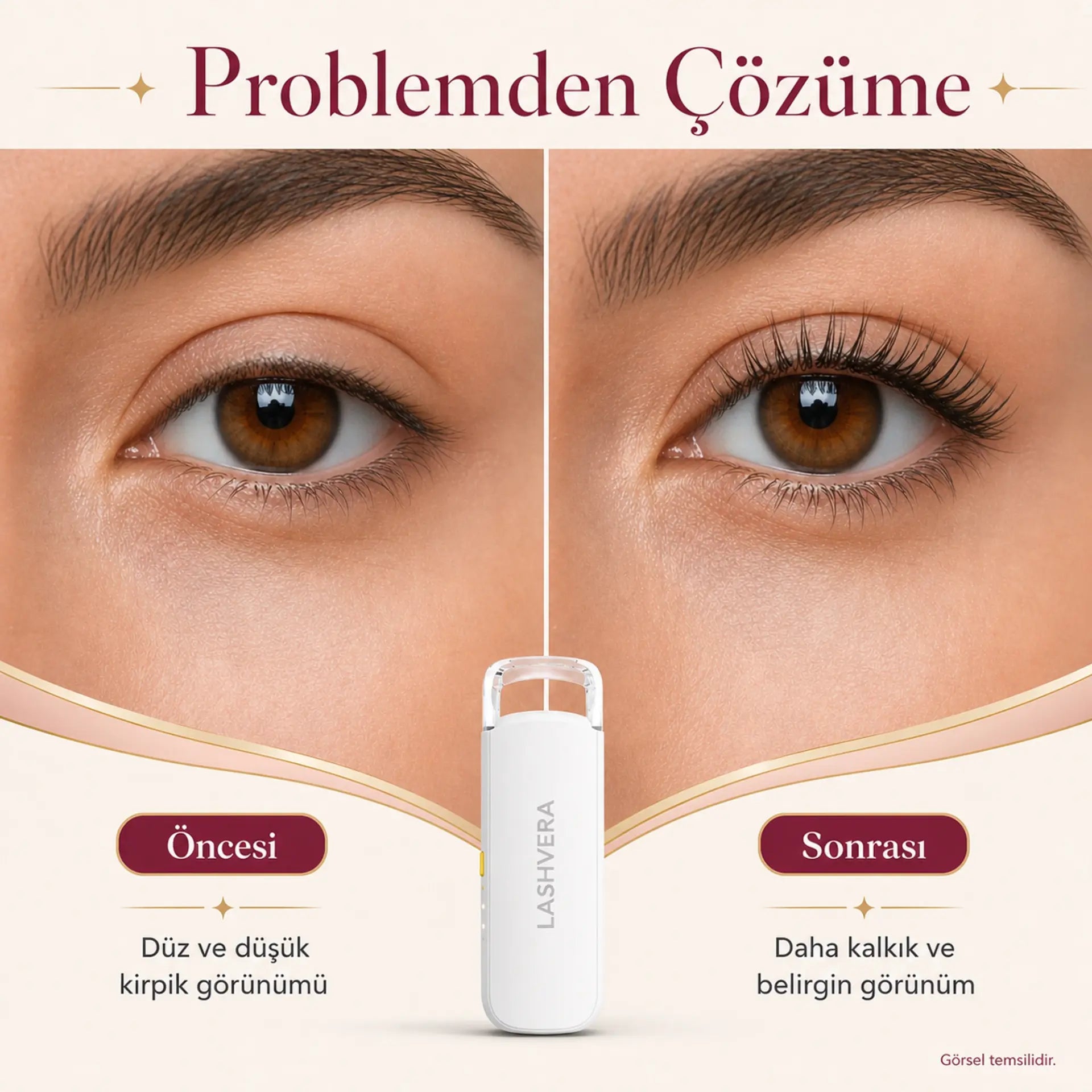 Lashvera™ Isıtmalı Kirpik Kıvırıcı