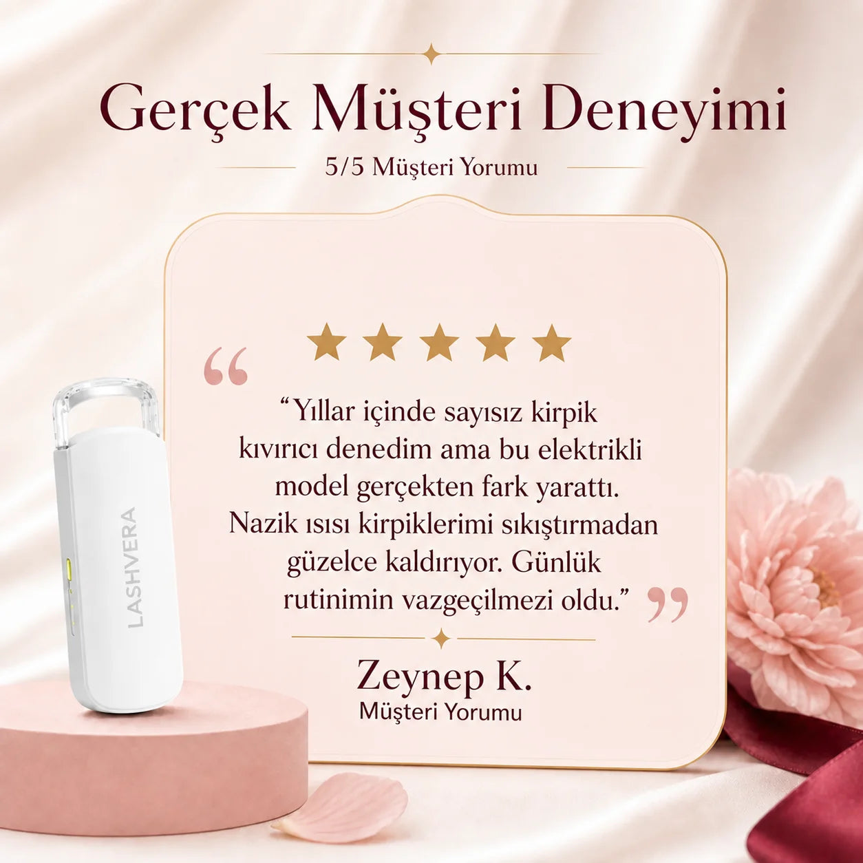 Lashvera™ Isıtmalı Kirpik Kıvırıcı